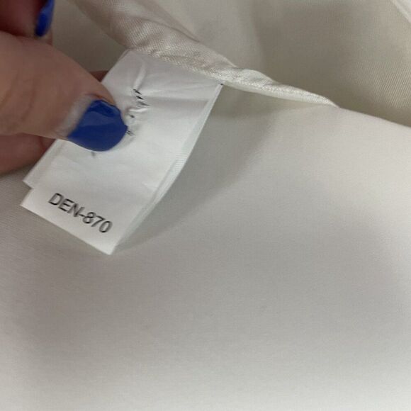 Zara Womens Tuxedo Blazer Suit XL White Satin Lapels Single Breast 2389/198 NWT - Picture 13 of 16